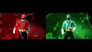 Power Rangers Samurai Split screen Test 