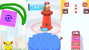 Count Master Vs jelly run 2048 Vs Draw To Smash | Android Ios game