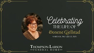 Donene Gjellstad Memorial Service