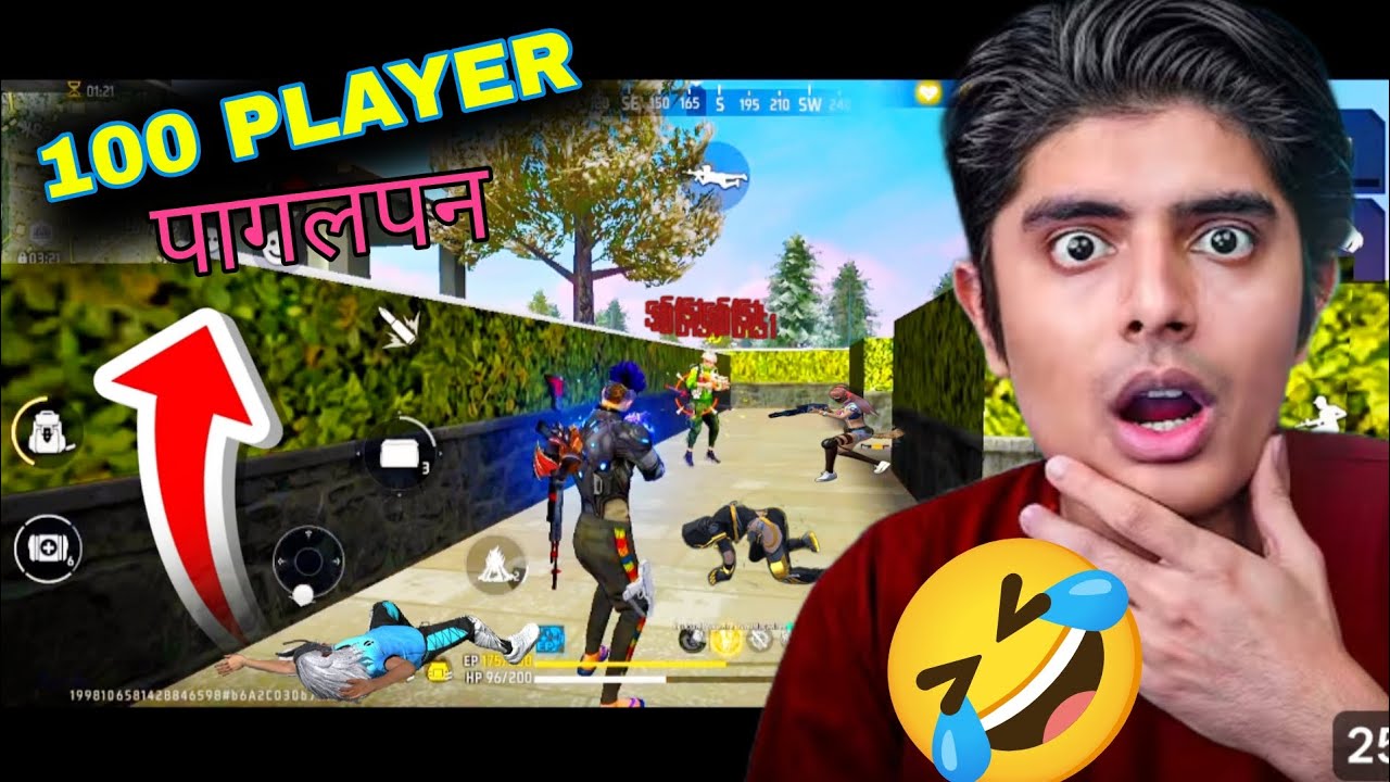 Ajju Bhai Funny Gameplay BR Rank Pic Per 100 Player Free Fire Ka Sabse ...