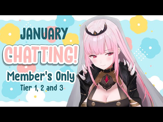 【MEMBER'S ONLY】January Edition! Let's Chat! #hololiveEnglish #holoMythのサムネイル