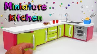 Diy miniature kitchen - crafts for dolls dollhouse hello guys, in the
video of today i show you how can make a homemade toy doll houses...