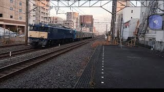 2023年11月27日　鶴見線E１３１系配給回送　辻堂駅にて