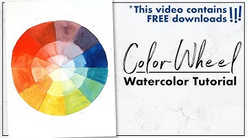 How to paint a color wheel and what you learn from it!