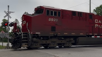 Interesting Horn! CPKC 119 in Alliston Ontario
