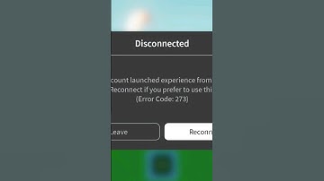 POV: When you get Error code 273. #Roblox (I didnt actually get banned.)