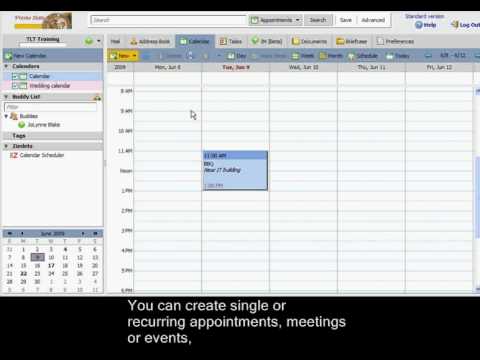 Calendaring in ZImbra