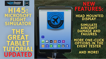 18b. NEW H145 Tutorial MSFS 2020: The Great Tablet Tutorial - recent additional features