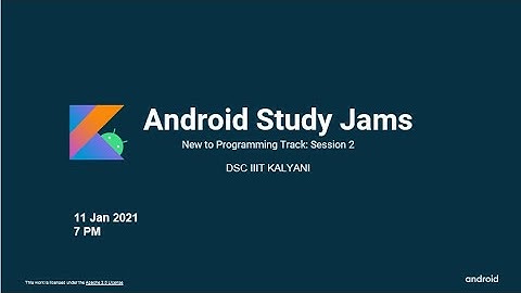 Android Study Jam II