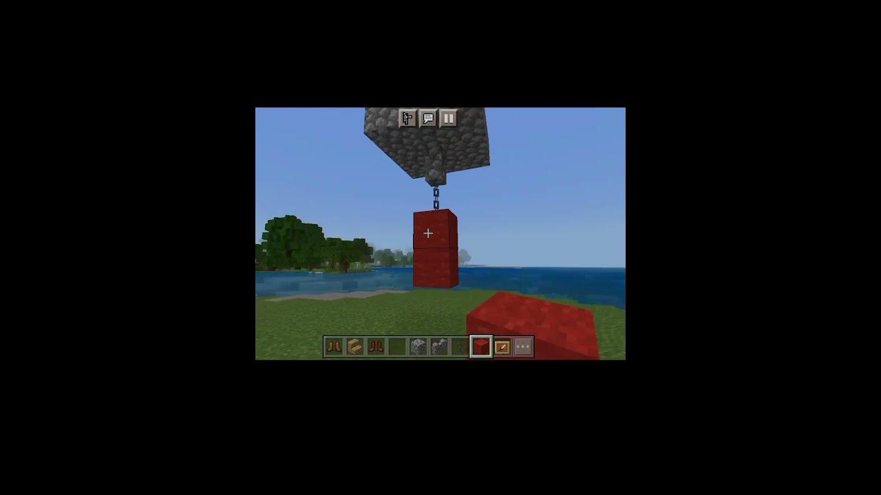 How to make punching bag in minecraft ytshorts minecraft shorts