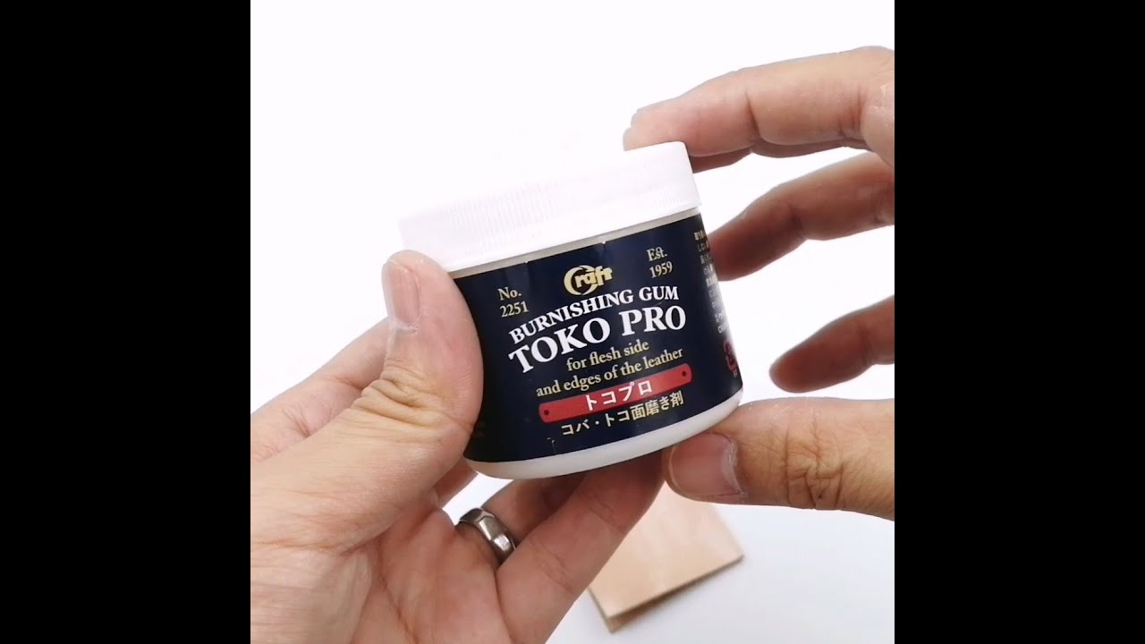 Japan Craft Sha TOKO PRO Burnishing Gum for Flesh Side and Edges