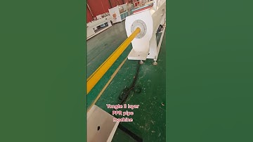 3 layer PPR pipe production machine #plastic #pipe  #extruder #machine #factory