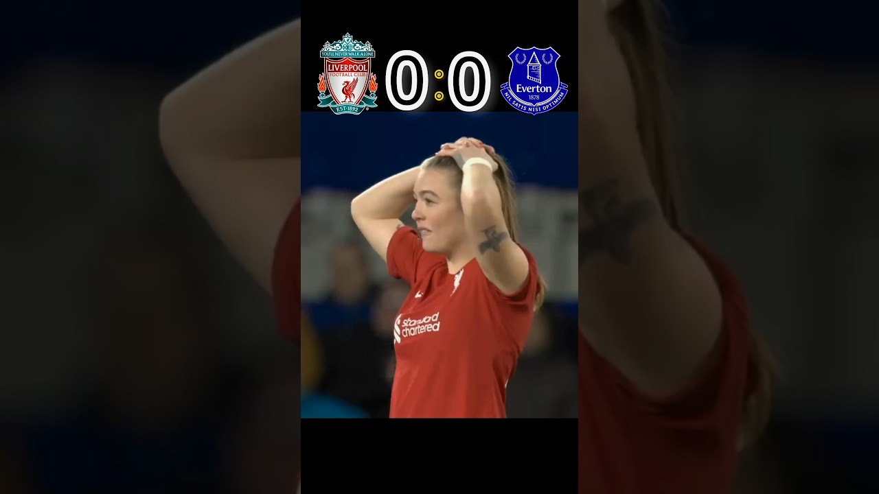 ⁣Liverpool vs Everton women's match  highlights. #football #shorts