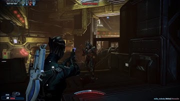 Mass Effect 3 Multiplayer game snippets #4 - Asari Huntress Infiltrator