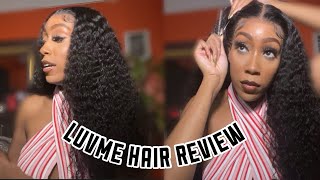 LUVME HAIR 13x4 LACE FRONTAL WET N WAVY WIG REVIEW 180% DENSITY