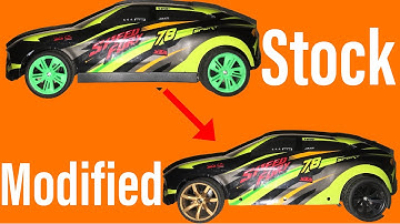 Making a cheap rc car faster in 3 minutes!!