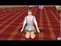 【DOAXVV】みさき/女の子座り/星彩のベスト・セーラー服【DEAD OR ALIVE Xtreme Venus Vacation】【グラビア】【ポーズ】