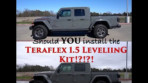 2020 Jeep Gladiator JT Teraflex 1.5" Leveling Kit Install Video