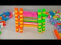 Satisfying DIY Blocks Wall, Ladder/ ASMR/ Building Blocks/ Blocks Game/ Building Blocks fun.