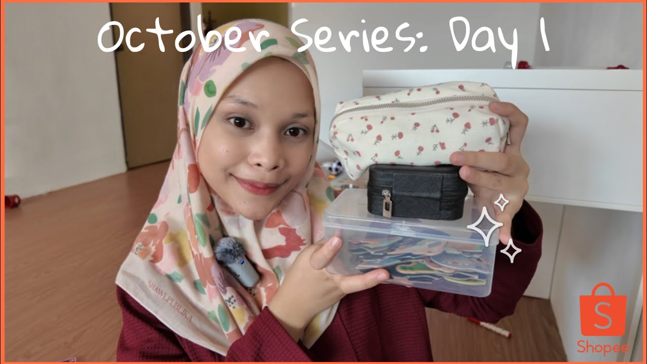 OCTOBER SERIES: 3 BARANG SHOPEE, 30 HARI ⊹ ࣪ ˖ #1 - YouTube