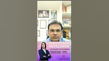 Full demand course| Full Stack Developer|Dr TCS Career Guidance