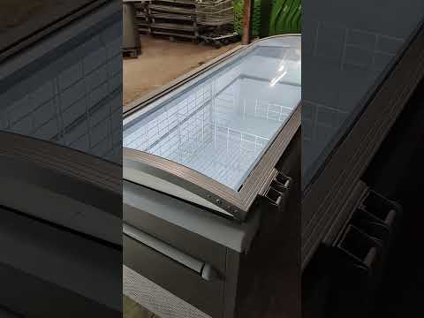 Холодильна вітрина універсальна бу, вітрина для м'яса бу, вітрина самообслуговування бу, видео 1