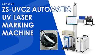 ZONESUN ZS-UVC2 Vision-Guided UV Laser Marking Machine for Glass, Plastic & Electronics