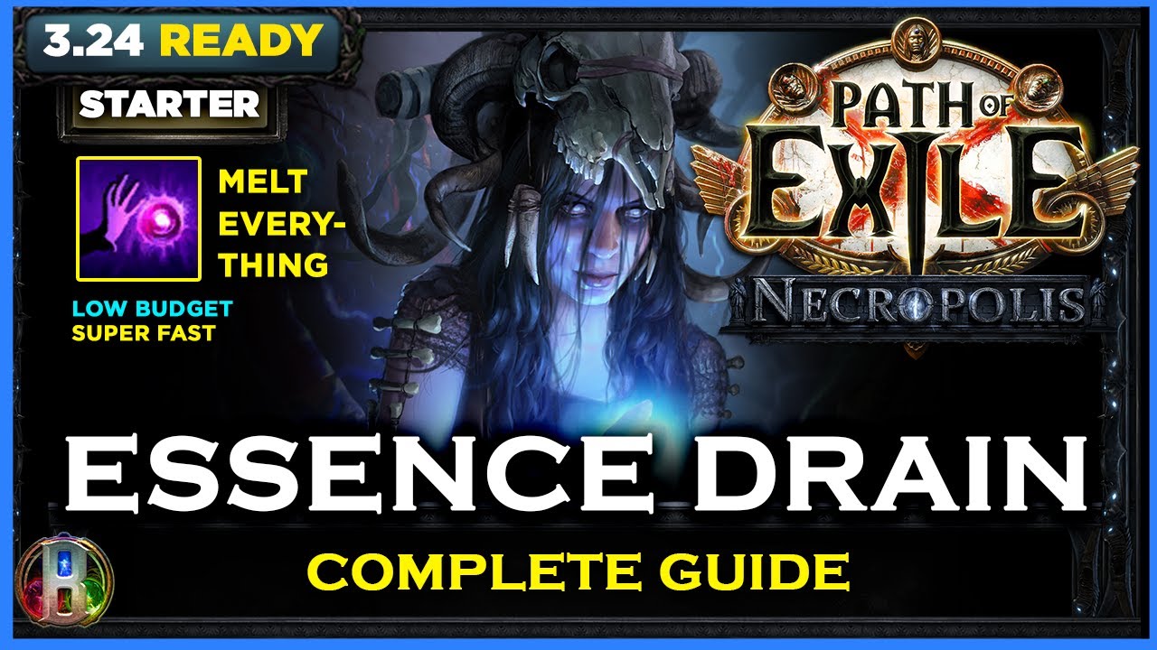 [PoE 3.24] LEAGUE STARTER - ESSENCE DRAIN OCCULTIST - PATH OF EXILE NECROPOLIS - POE BUILDS
