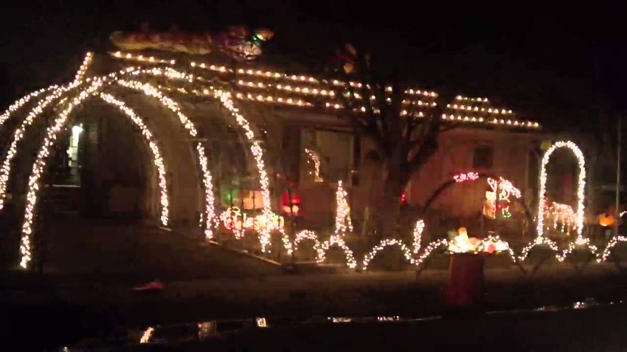 Christmas lights set to music in South Jersey YouTube
