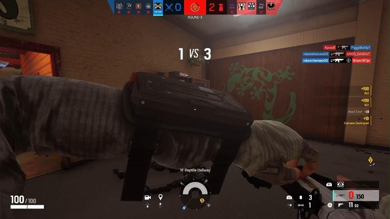 Tom Clancy's Rainbow Six Siege clutch - YouTube