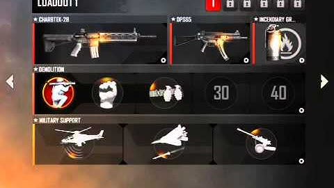 Modern combat 4: Best classes for for Charbtek-28.