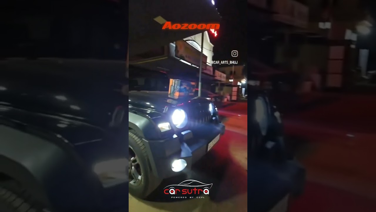 🔴AOZOOM || AZ 7070 || LED HEADLIGHT  Projector for THAR 🤩 | Lighting Solutions by CarSutra.