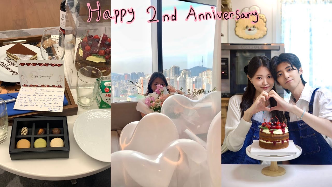 21살에 만났는데 벌써 23살이야🤭 | 하고 싶은 거 다 해준 날 | 케이크 공방 데이트 | 한강뷰 레스토랑 | 기념일 이벤트 | 대왕 꽃다발 | 서울 호캉스