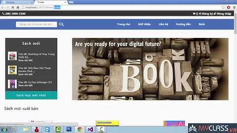 myclass vn Lập trình ASP net MVC5  Bài 6 1  Chức năng giỏ hàng P2   Web ban sach mvc5