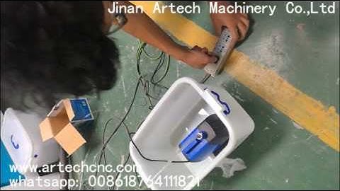 how to connect water pump and nc card cnc router