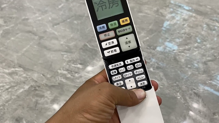 Hướng dẫn sử dụng máy lạnh toshiba tiếng nhật