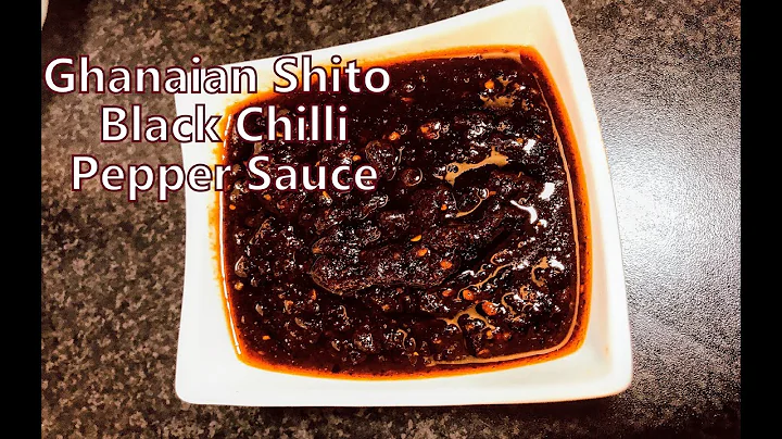 Ghanaian Shito (Black chilli/pepper sauce )