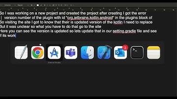 version number of the plugin with id "org.jetbrains.kotlin.android" in the plugins block. Solved