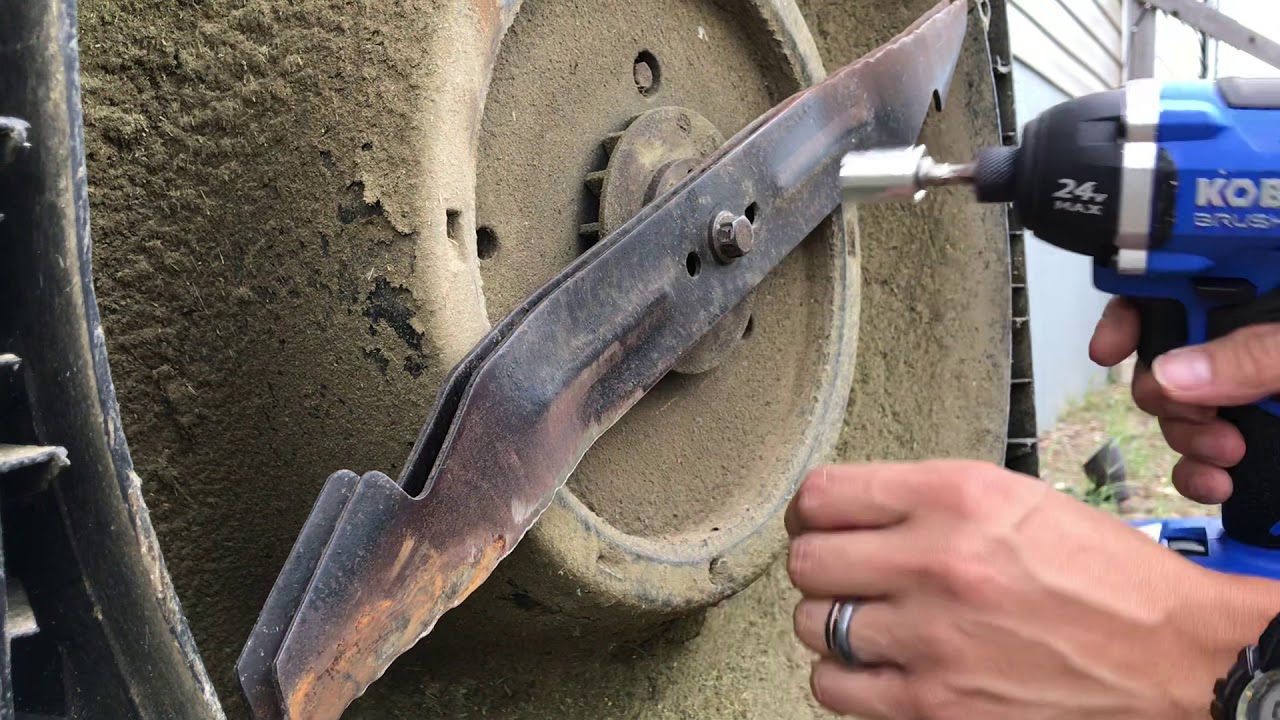 Twin blade technology on EGO Mower watch to see how YouTube