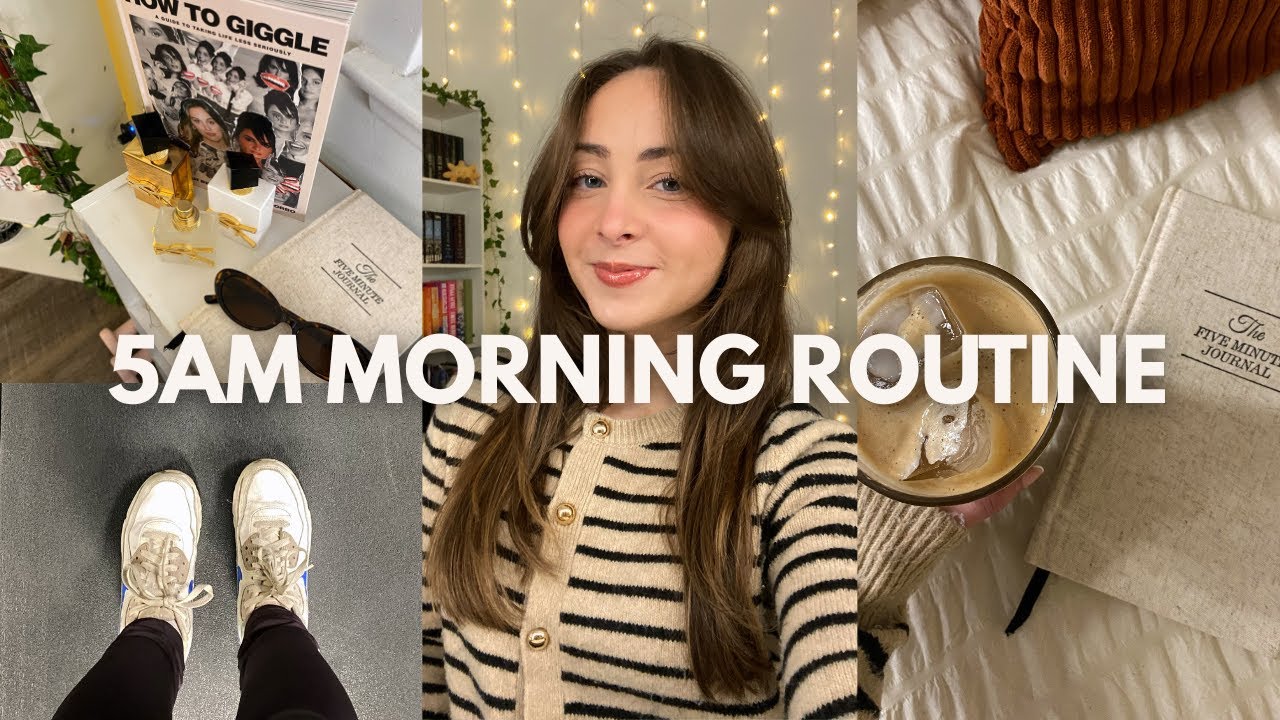 ПРОДУКТИВНАЯ УТРЕННЯЯ РИТУАЛИЗАЦИЯ В 5 УТРА 🤍 здоровые привычки, самодисциплина и веселье по утрам