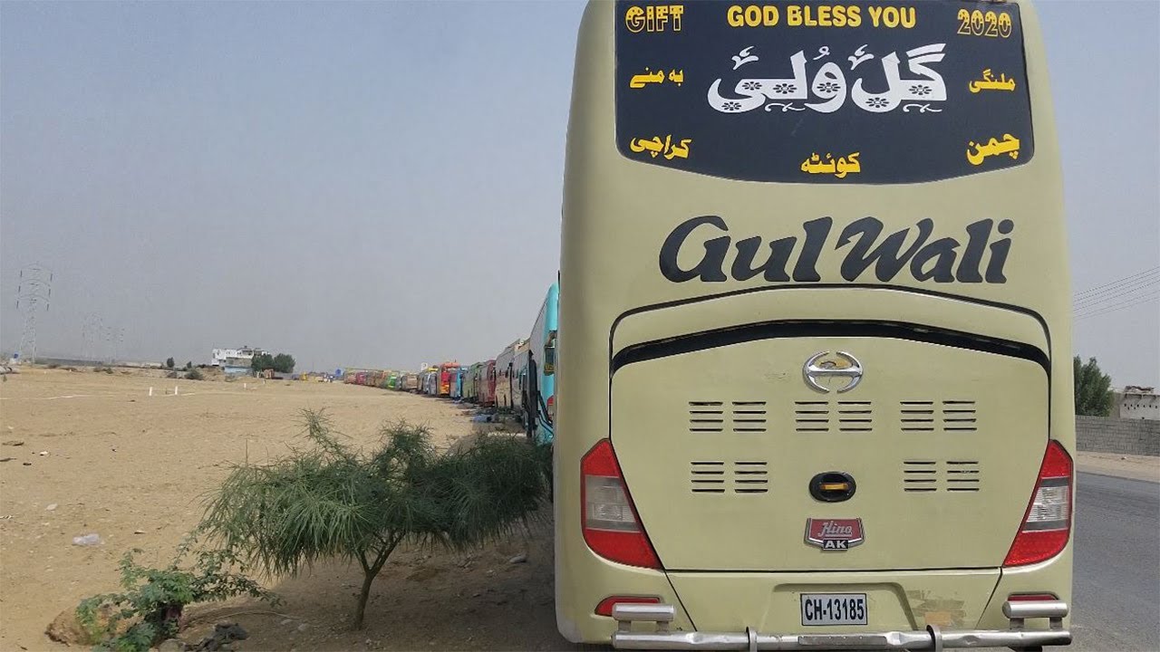 Quetta Karachi Buses Hub Chowki RCD Road Near Ranger Cheek Post Area