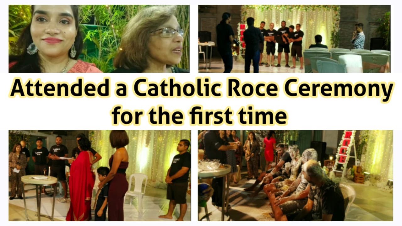 I attended a Catholic Roce ceremony for the first time  | 
