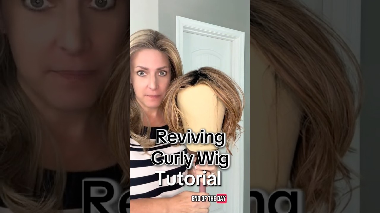 How to Restyle a Curly Wig | Yvette by Push Hair | Wig Tutorial 