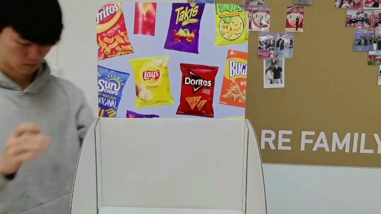 WOW Display | 3-Layer Lays Chips Display Rack – Perfect for Snack Merchandising