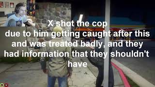 XQC shoots a Cop at Police Station on NoPixel GTA 5 RP #Shorts