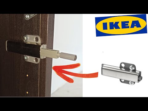 IKEA BESTA -  Complete Installation Push to open Système d'ouverture de porte  (sans poignées)