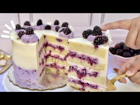 La RECETA de pastel para SORPRENDER a todos en una FECHA ESPECIAL Pastel de QUESO con ZARZAMORA