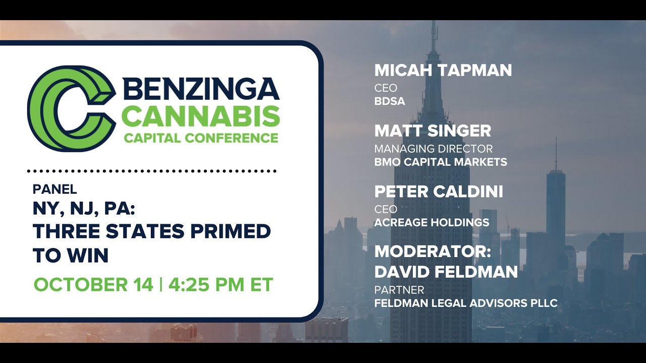 Panel: NY, NJ, PA: Three States Primed To Win | Benzinga Cannabis ...