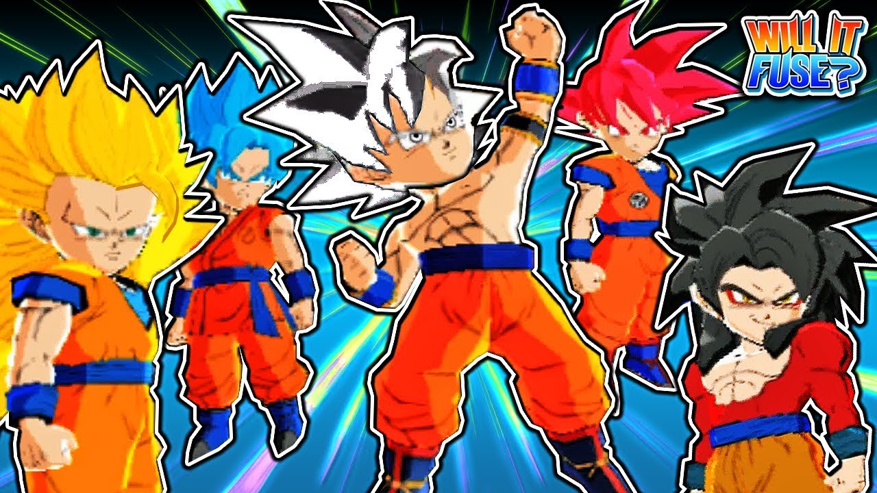 ALL GOKU FORMS TEAM UP! Dragon Ball Fusions 3DS Gameplay: Will It Fuse? -  YouTube