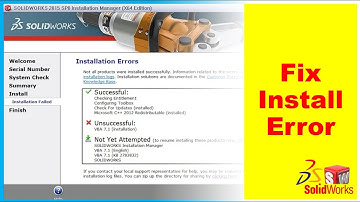 Solidworks errorr | Microsoft KB3072630, VBF 7.1